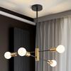 Lámpara de Araña LED Nórdica Minimalista Luces Colgantes de Frijol Mágico Para Sala de Estar Dormitorio Restaurante Hotel Iluminación Decorativa Interior