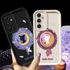 Sailor Moon Cat Manga Phone Case for Samsung Galaxy A54 A53 A06 A25 A35 A73 A72 A71 A55 A15 A52 A51 Soft Shell
