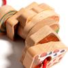 2025 New Upgrade Wooden Greedy Caterpillar Rope Toy, Fruit Vegetable Caterpillar Lacing Bead String Game, Montessori Fine Motor Skills Farm Toys