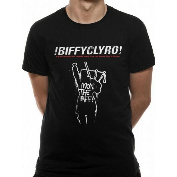 Unisex T-shirt Biffy Clyro Mon The Biff Black S