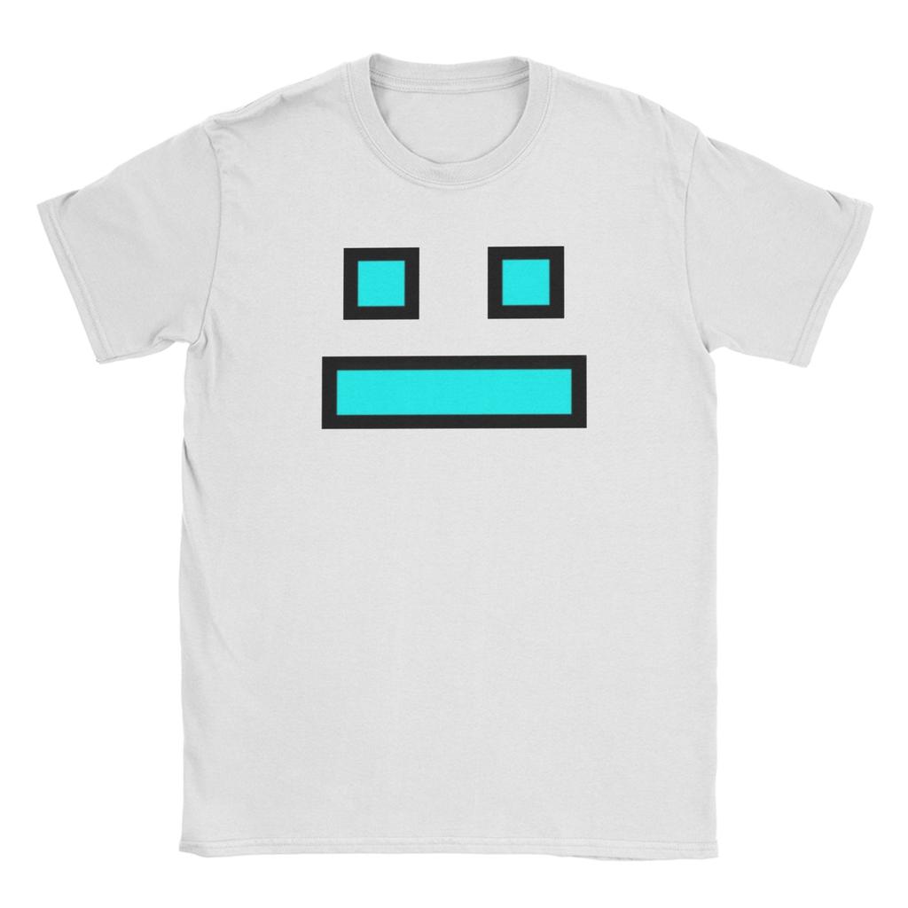 T-shirt Unisex Unisex Runner Geometry Dash Gioco Divertente 100% Cotone Magliette Manica Corta Geometric Dash T-shirt Girocollo Abbigliamento Estate
