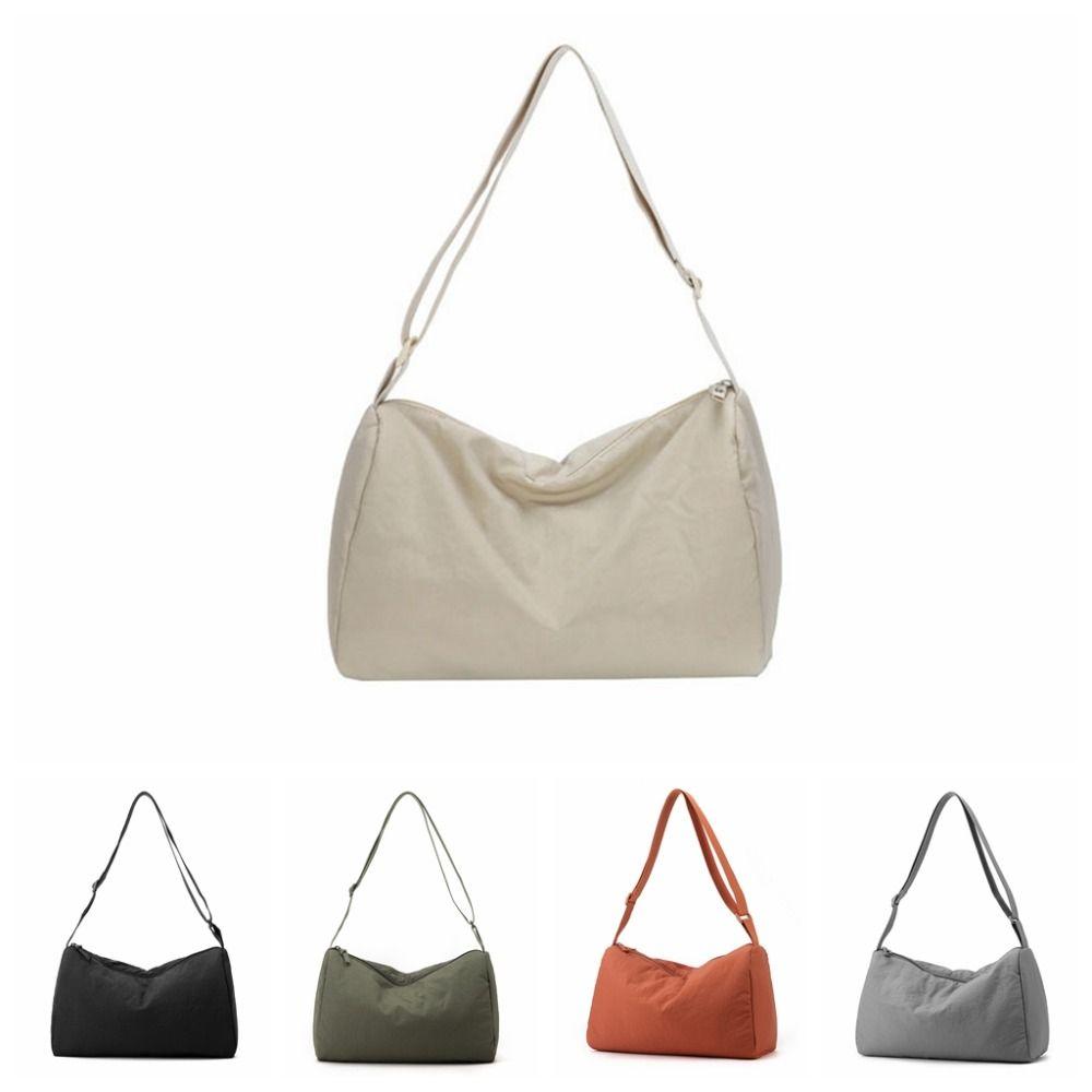 Korean Style Simple Crossbody Bag Solid Color Dumpling Bag Fashion Versatile Shoulder Bag  Ladies