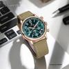 LONGBO Men's Luxury Multifunctional Quartz Watch - Nylon Strap, Waterproof, Hot-Selling