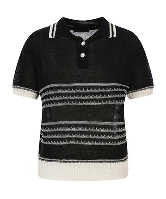 VANAKE Collared Short Sleeve Knit T-Shirt_Vb47Ktq307Z