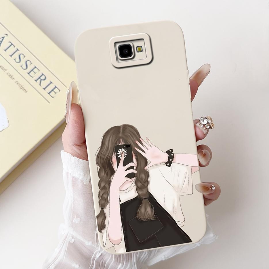 For Samsung Galaxy J7 Prime Case SM-G610F Fashion Candy Painted Cover Soft TPU Phone Cases For Samsung J7 Prime J7Prime 2 Fundas