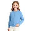 Girls Cardigan Sweater Button Front Knit Top for School Uniform, Toddler Color Warm Fall Winter Outerwear