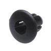 100Pcs 6mm Car Fastener Clips Black Plastic Fairing Rivet Accessories Durable Bumper Rivets for Honda/Suzukii/Kawasakii