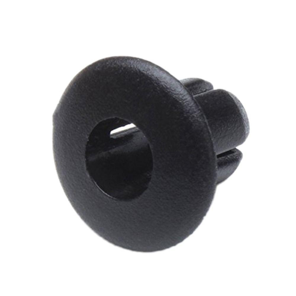 100Pcs 6mm Car Fastener Clips Black Plastic Fairing Rivet Accessories Durable Bumper Rivets for Honda/Suzukii/Kawasakii
