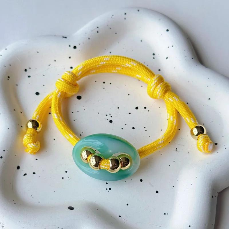 Trendy MultiColor Pig Nose Colorful Beaded Woven Bracelet For Women Colorful Adjustable Hand Rope 1116 Fashion Jewelry