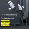 4-in-1 PD100W Fast Charging Cable for Apple Devices: Phones, Computers, Tablets - Dual Data Cable
