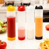 Small Squeeze Condiment Bottles with Nozzles Ketchup BBQ Sauces Olive Oil Bottle Dispenser Squeeze Sauce Bottle Kitchen Gadget