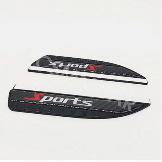 Car Side Rearview Mirror Carbon Fiber Look Rain Eyebrow Visor Protection Cover