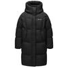 Tamboer Unisex Kinder Lange Kapuzen-Daunenjacke