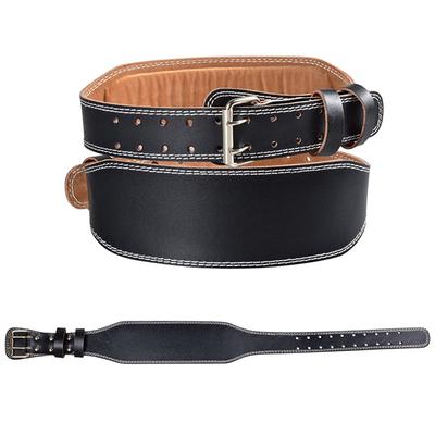 Bodybuilding Padded PU Leather Contoured Weightlifting Belt Waist Protector