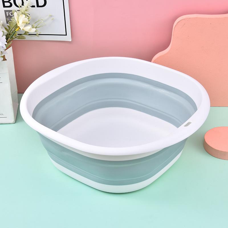 Plastic Folding Basins Portable Wash Basins Folding Laundry Tub Adult Baby Bath Basin Bathroom Kitchen Accessories Wash Basin