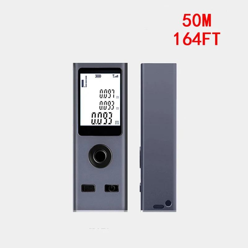 Laser Distance Meter 30M 50M Digital Tape Rangefinder Measuring Tape For Mini USB Charging