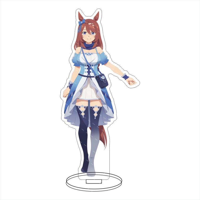 Uma Musume: Cinderella Gray 15CM Acrylic Standee - Perfect Desk Decor & Collection Display for Anime Fans, Ideal Gift
