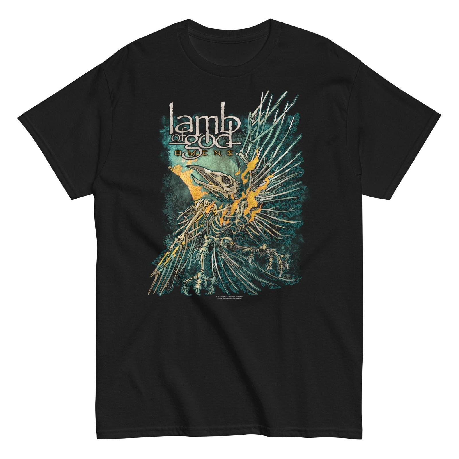 MerchMoment Lamb of God Broken Wing T-Shirt T-Shirt Black New XXXL