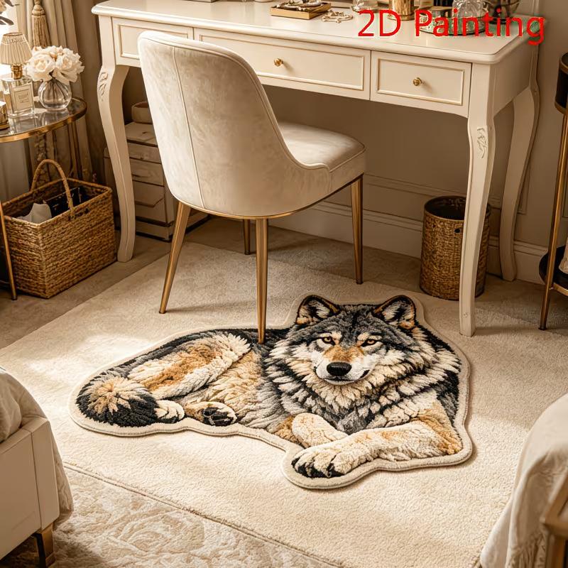 3D Animals Floor Mat, Home Bathroom Floor Mat, Quick-Drying Water Absorbing Foot Mat, Easy-to-Clean Bath Mat