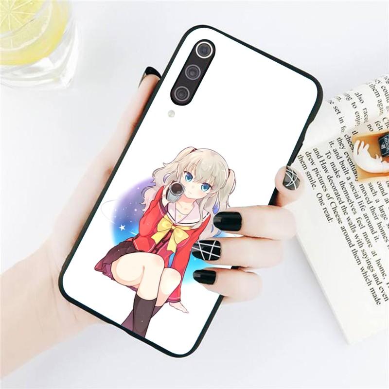 Cute GIrl Charlotte Phone Case For Xiaomi Redmi Note 11 10 9T 8 7 Pro Redmi 10 9 9A 9C 8 7 6 Soft Black Phone Cover