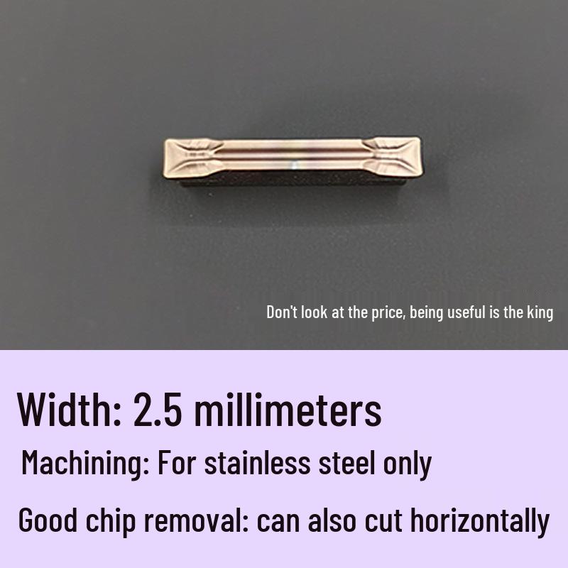 CNC Nut- und Abstechklingen: Edelstahl mggn/mgmn300/400 Einsätze