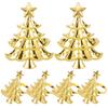 1Pcs Christmas Napkin Rings Xmas Tree Ornaments  Christmas Home Kitchen Dinner Table Decoration New Year Party Supplies