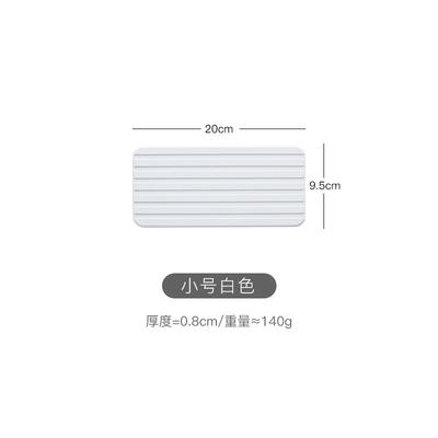 Rectangular Mouthwash Coaster Simple Diatom Mud Absorbent Pad Quick-drying Household Diatomite Tray Creative Bathroom Supplies