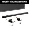Aluminum Soundbar Wall Bracket, Speakers Wall Mounted Bracket Easy Install Space Saving for AH61~03943A Speakers