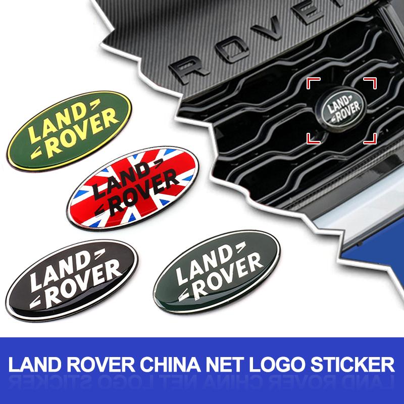 Akcesoria samochodowe Naklejka z emblematem 3D na przód i tył samochodu dla Land Rover SVR Discovery Velar Evoque Freelander Range Rover L322