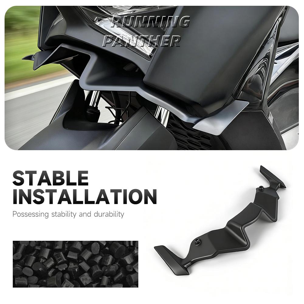 Spoiler Fixed Wing For YAMAHA XMAX 300 X-MAX 300 2023- Motorcycle Front Spoiler for Downforce Front Spoiler Lower Lip Fixed Wing