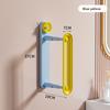 Double-layer Retractable Adjustable Balcony Household Suction Cup Storage Rack