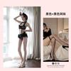 Sexy Lingerie Women's Suit Free Sexy Cute Bunny Girl Nightclub Perspective Lace Maid Uniform Hot