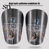 Mini Size Soccer Shin Pads 1 Pair Miniature Football Guards Leg Protector EVA Foam for Men Women Tiny Protective Training Competition Lightweight