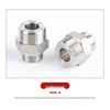 Stainless Steel Hex Reducing Male Thread Adapter