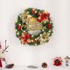 Large 30/40cm Christmas Flower Wreath for Home, Window, or Hotel Decor