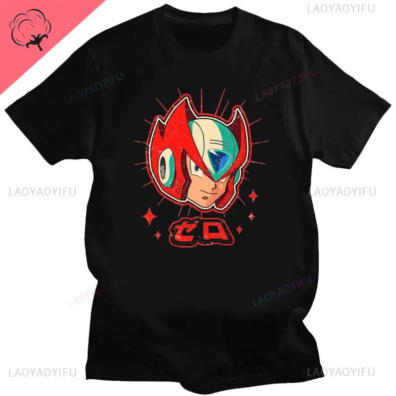 Official Megaman Player Select Men'S T-Shirt Mega Man Video Game Men Printed Tee Fashion Summer Cotton Casual Men'S Gift T Shirt