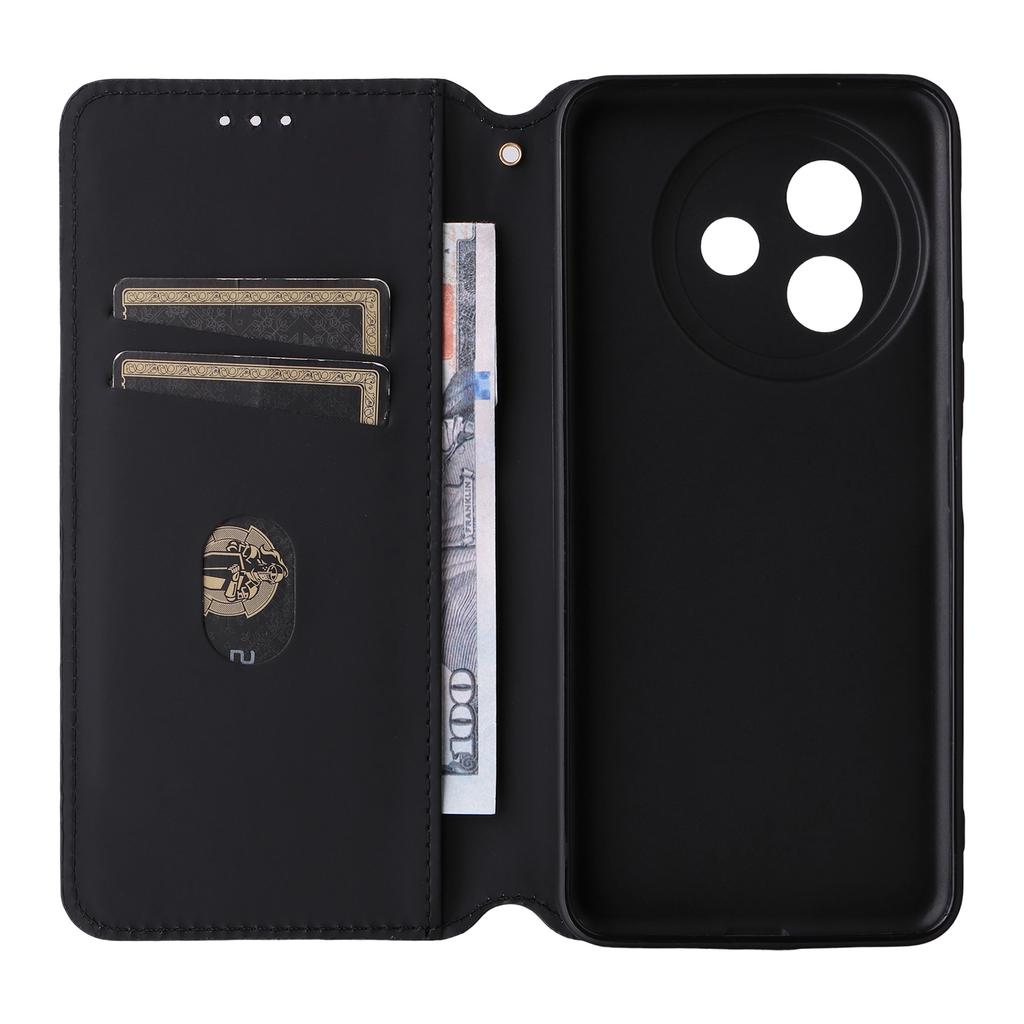 For vivo Y39 5G/Y300i 5G Case Wallet Rhombus Imprinted Leather Phone Cover