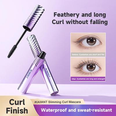 Mascara Volume Fibre Rosée de Corail Tenue Maquillage Volume Épaisseur Naturelle Ne S'affaisse Pas Une Brosse Base à Cils Baume