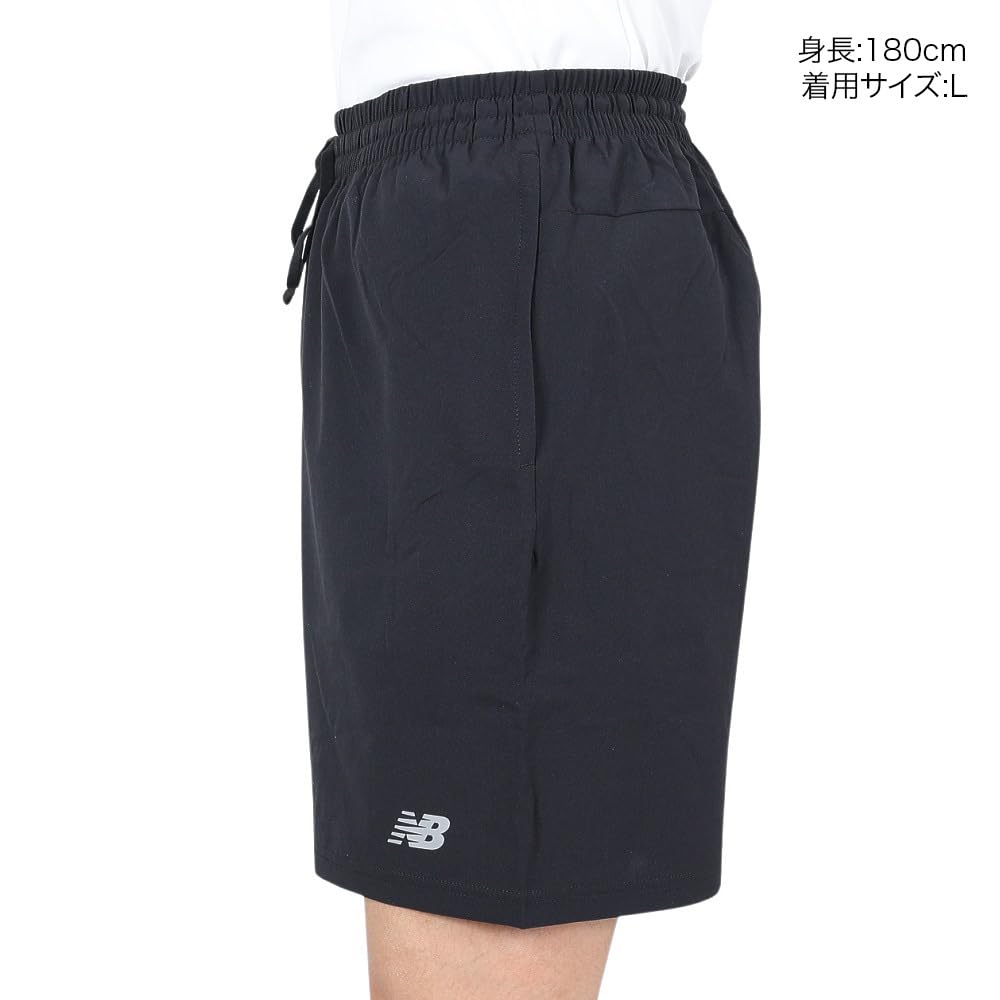 New Balance Run Shorts BK L [New Balance] Men's Shorts, 7-inch (without Innerwear) (MS41234) (Black)