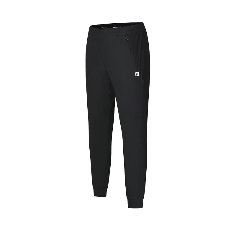 FILA Fitness Series Casual Sports Knitted Long Pants Men bottoms Deep-Black A51M421602ABK