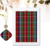 4PCS Christmas Clay Transfer Paper 95x138mm Water Soluble Paper Clay Transfer Sheets for Clay Earring Jewelry Making