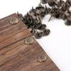 50Pcs Antique Metal Upholstery Nail Jewelry Gift Box Wooden Case Sofa Decorative Tack Stud Pushpin Doornail Furniture Hardware