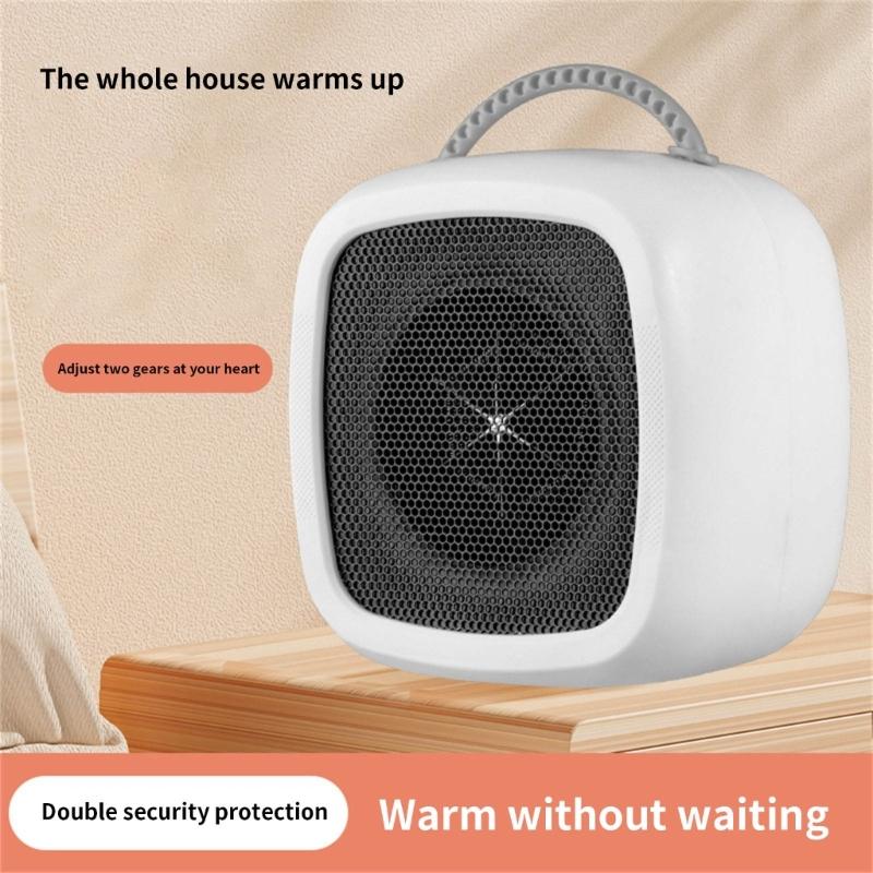 Macchina portatile elettrica riscaldante Controllo automatico della temperatura Mini ventilatore da scrivania Riscaldamento per camera da letto Riscaldamento rapido Macchina regolabile
