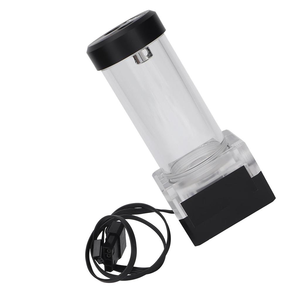 Water Cooling Reservoir 15cm 550LH 10W 12V DC 3.5m Pump Head G14 Thread Fast Heat Dissipation CPU