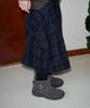 Khiho Boucle Buckle Shorts Winter Boots Gray