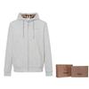 Burberry Hove Check Stickerei Logo Reißverschluss Hoodie 80847711