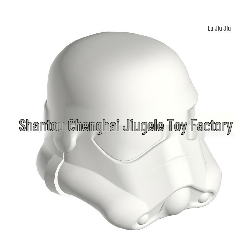 Minimum 50G Order: Cross-Border MOC Building Blocks, Compatible with 84468 Helmet Figure Accessories