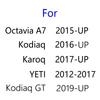 wbglh0 For  2X LED Car Door Light logo Projector Lamp Skoda VRS Octavia A7 2015 -2024 Karoq YETI 2012-2017 Kodiaq 2016-2024 Accessories