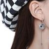 2023 High-End Playing Card Tassel Earrings: Elegant Niche Design for Women