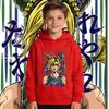 "JoJo's Bizarre Adventure" Jolyne Cujoh Anime Print Casual Hoodie — Unisex; Warm, Thickened Fleece-Lined Stylish Apparel (Suitable for Autumn/Winter)